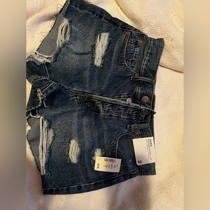 Aeropostale distressed denim shorts